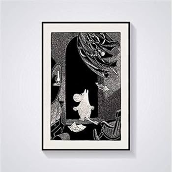 アートポスター トーベ・ヤンソン ミュージアムポスター Amazon.co.jp: MKAN ムトポスターイラストアートトーベヤンソン